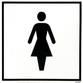 Schild Frauen/Weiblich für Umkleidekabinen ect