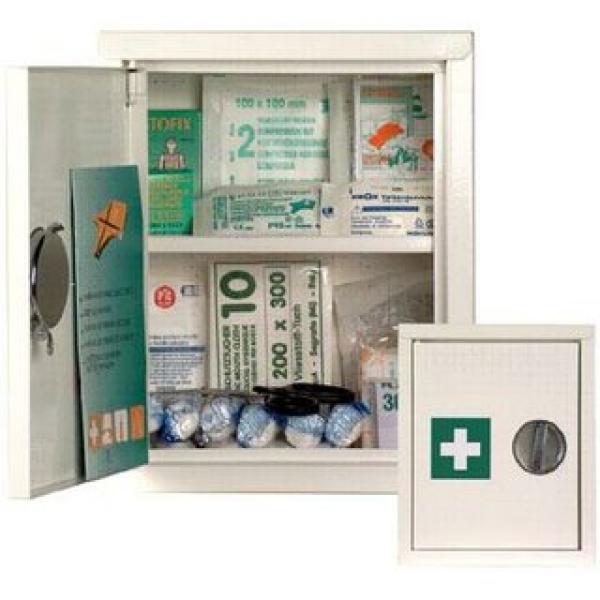 Erste Hilfe Schrank/Medizinschrank/Verbandsschrank mit Füllung nach DIN 13157